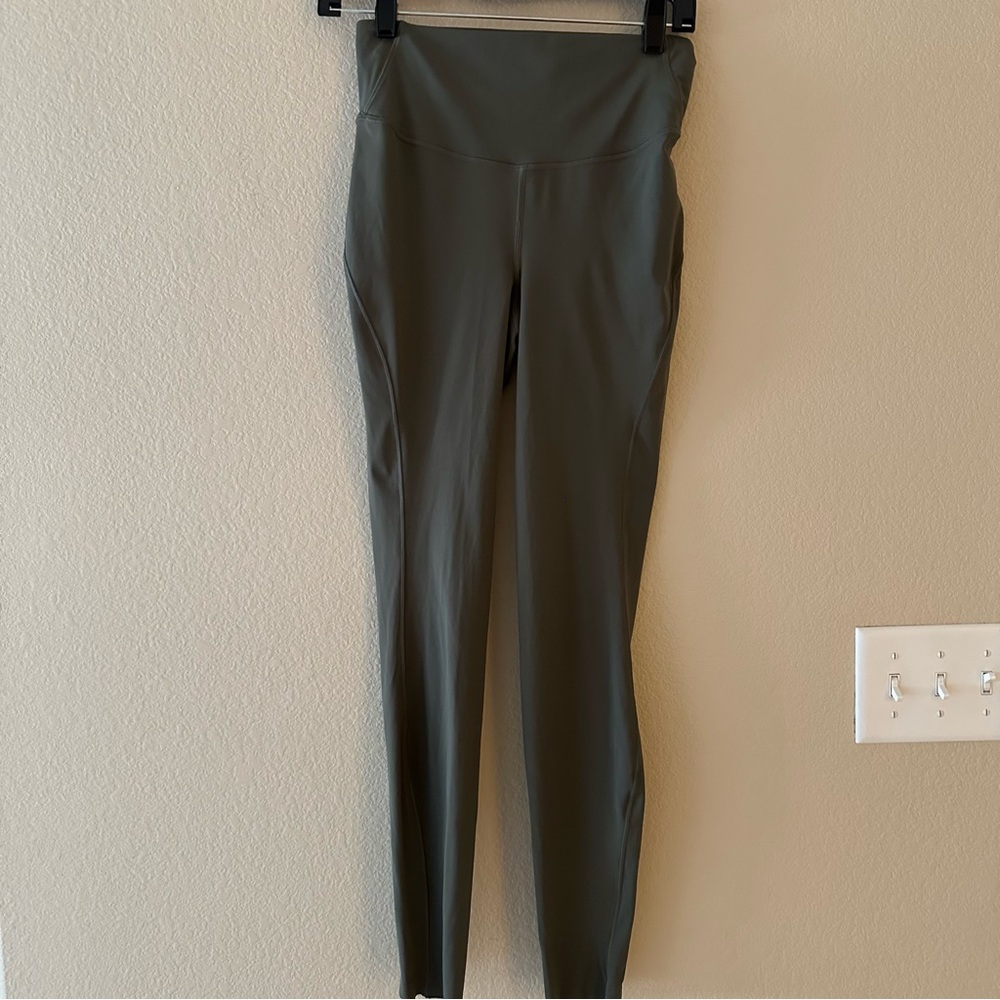 Lululemon Athletica Green High-rise Base Pace Running Tights